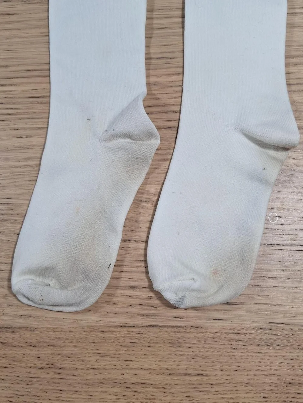 Innocent World Ivory Lace Cuff Ribbon OTK Socks | Classic Lolita